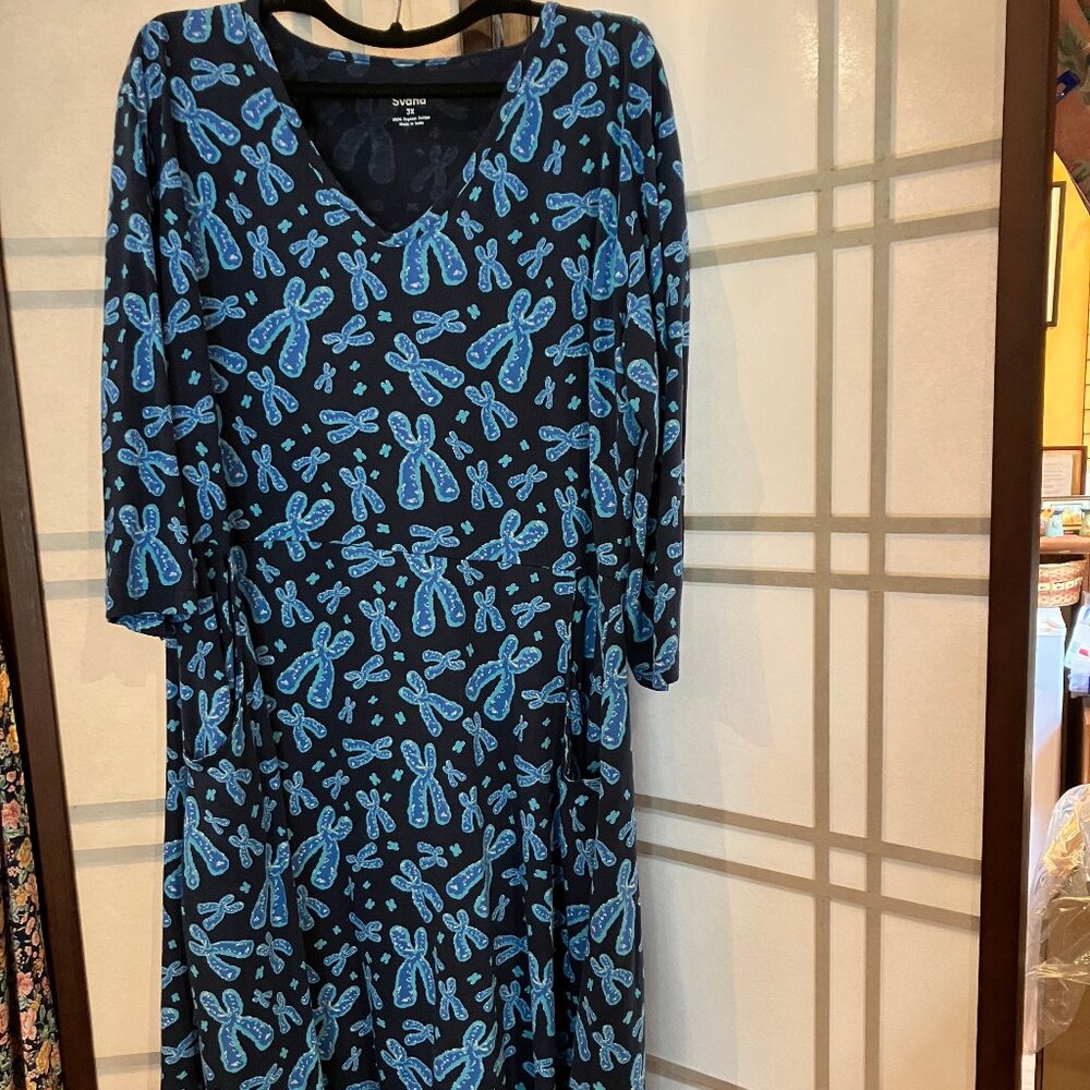 Svaha 3X Chromosome Fit and Flare Dress